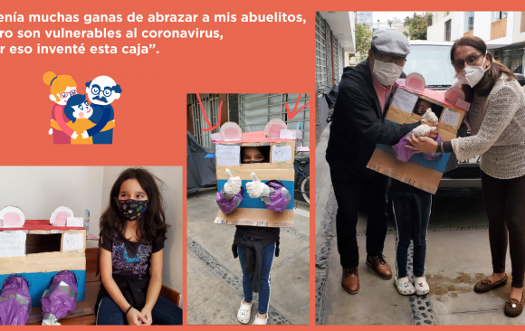 Alumna de 2do Grado crea ‘Caja de Abrazos sin Coronavirus’
