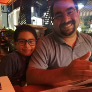 “Mi papá es como mi superhéroe”